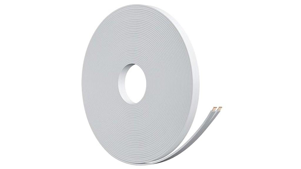 premium 16 gauge white cable