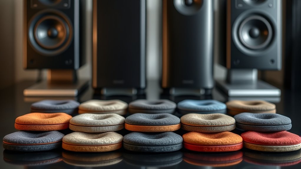 premium anti vibration speaker pads