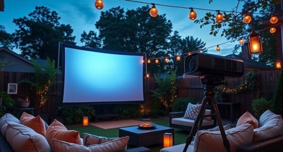 premium backyard movie projectors