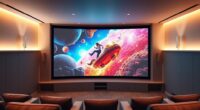 premium curved projection screen options