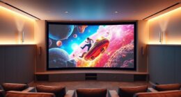 premium curved projection screen options
