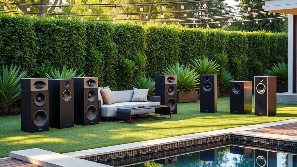 premium indoor outdoor speaker selection
