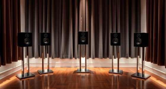 premium surround sound stands
