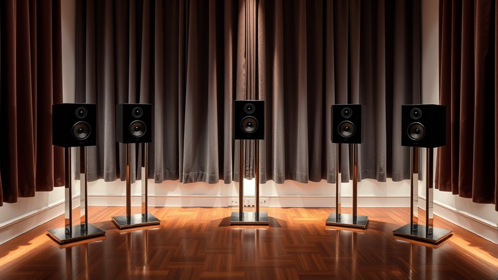 premium surround sound stands