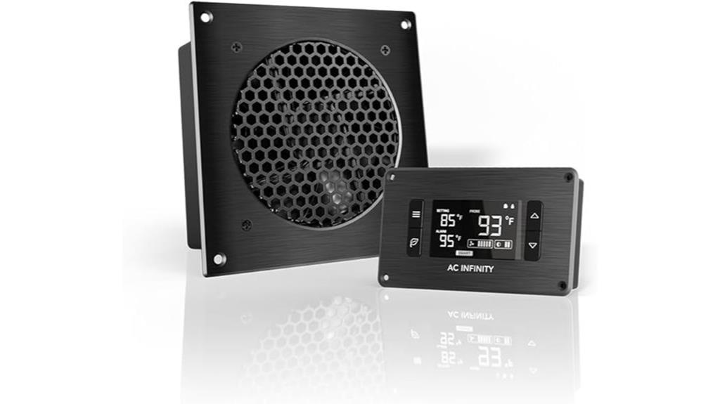 quiet thermostat controlled cooling