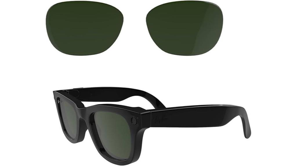 ray ban meta wayfarer lens