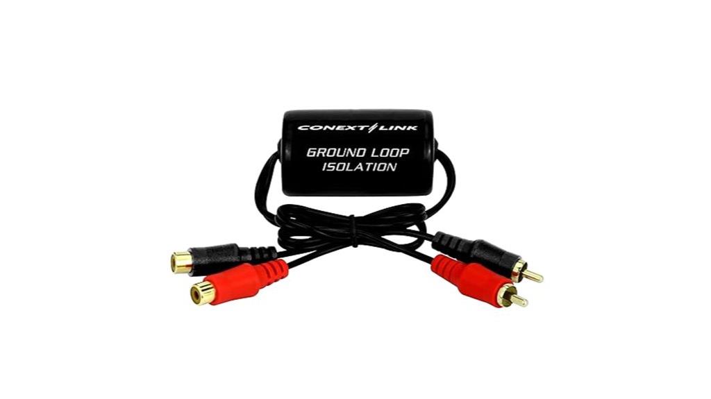 rca stereo ground loop isolator