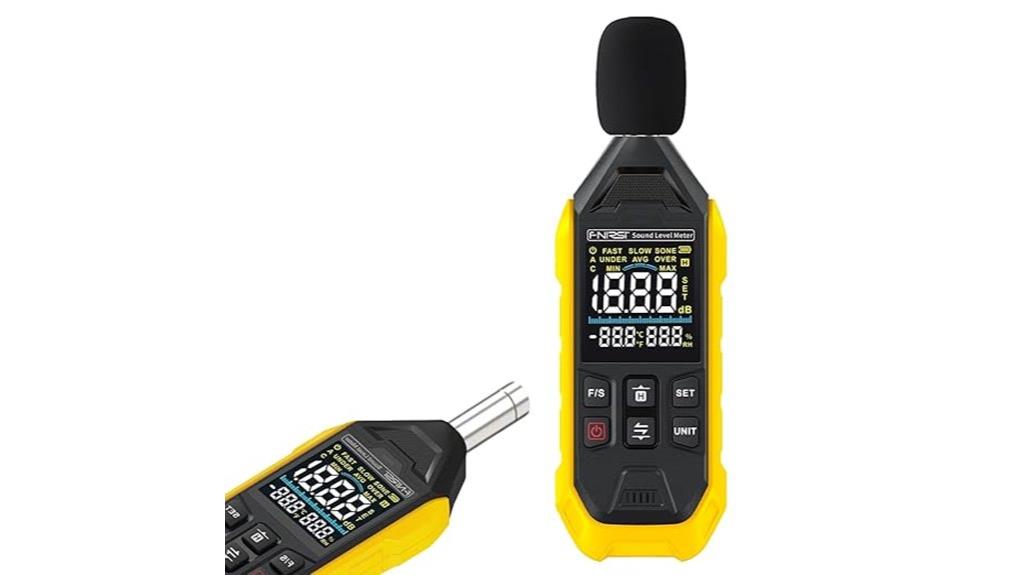 rechargeable 3 in 1 decibel meter