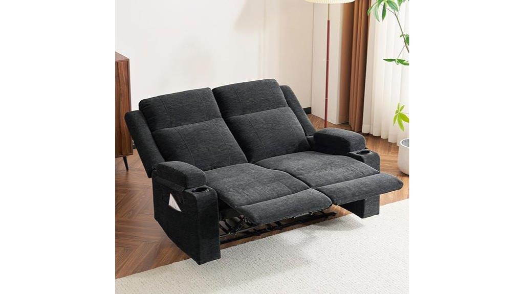 reclining loveseat with cupholders