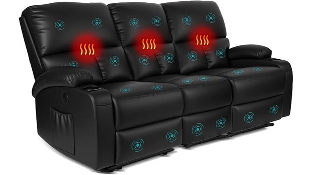 reclining rv theater sofa