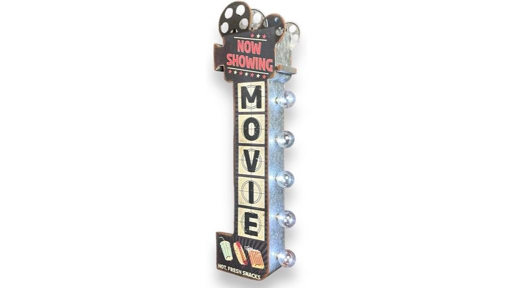 retro double sided led sign