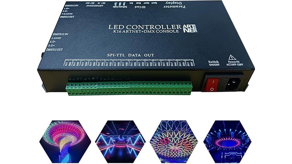 rgb led controller 16 ports