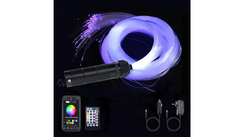 rgbw fiber optic lighting