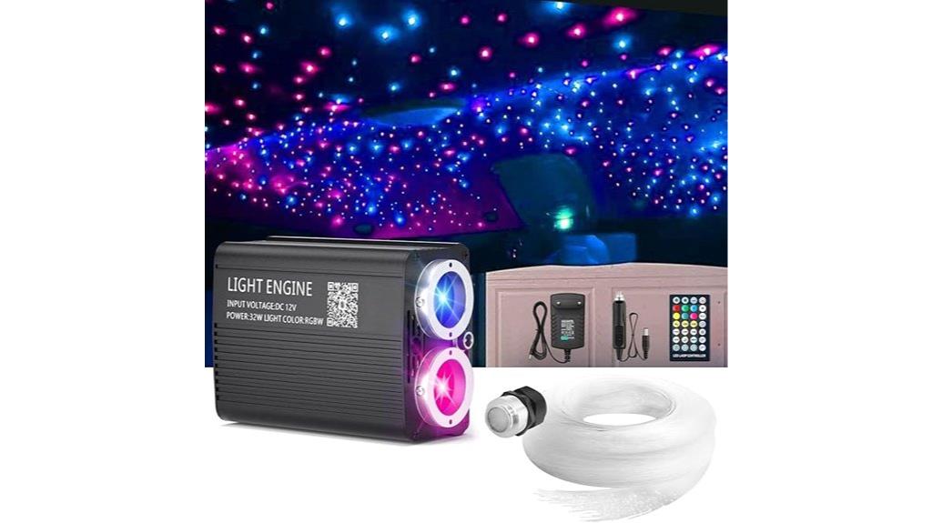 rgbw shooting lights kit