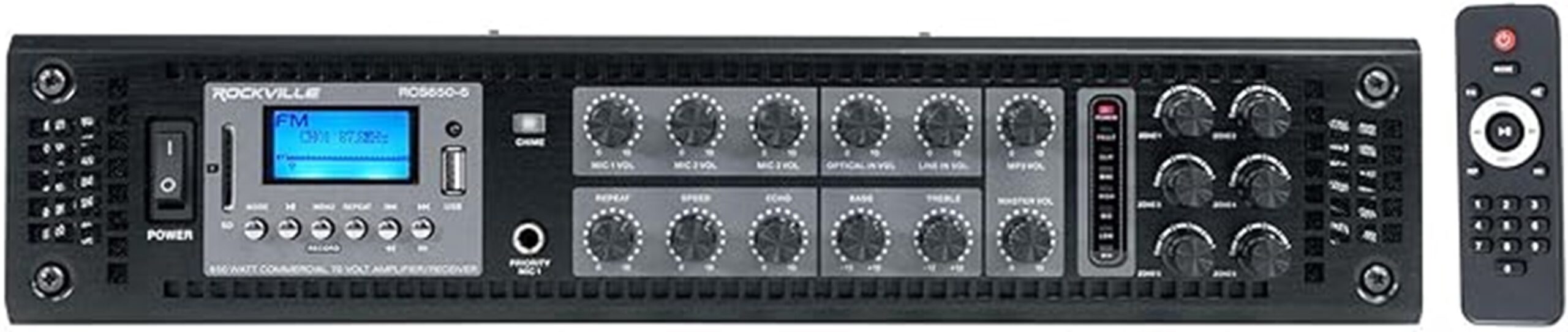 rockville 650w 6 zone amplifier