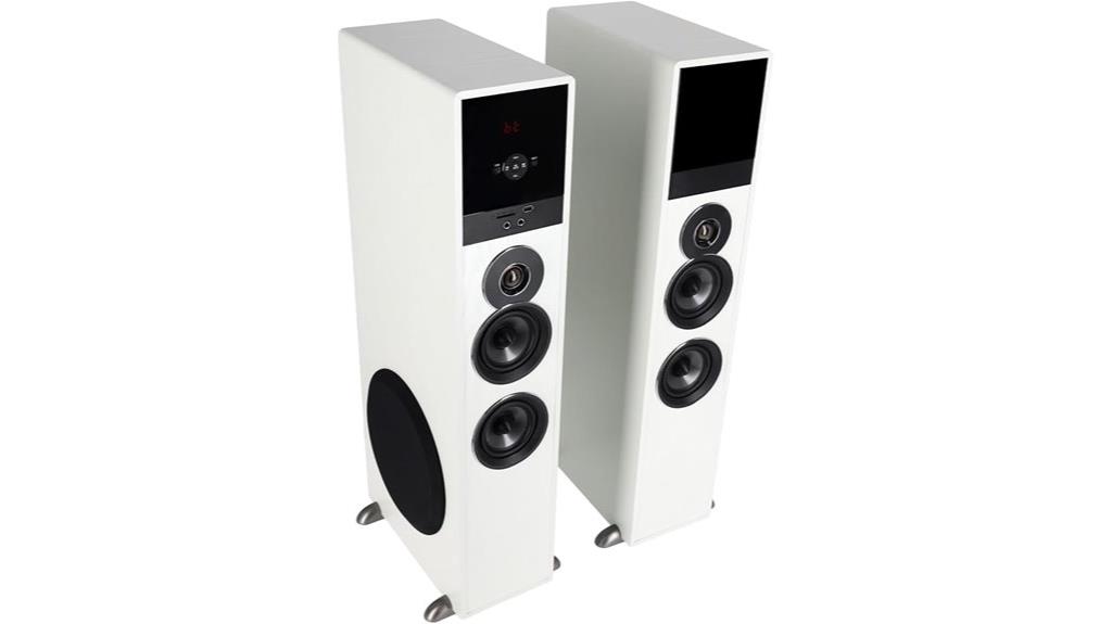 rockville tm80w tower speakers