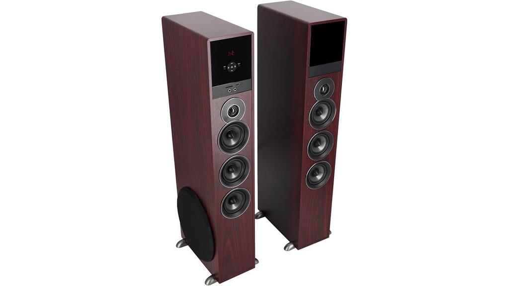 rockville tower speaker system