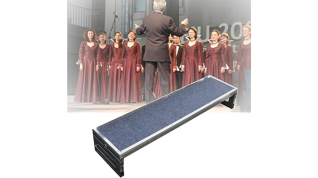 rolling choir stage risers