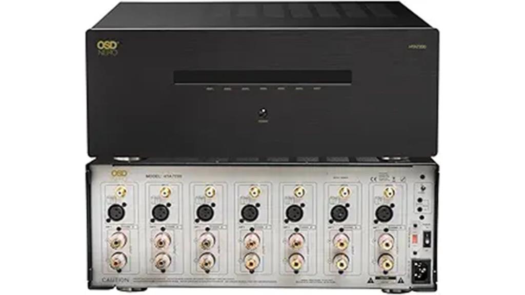 seven channel 210w amplifier