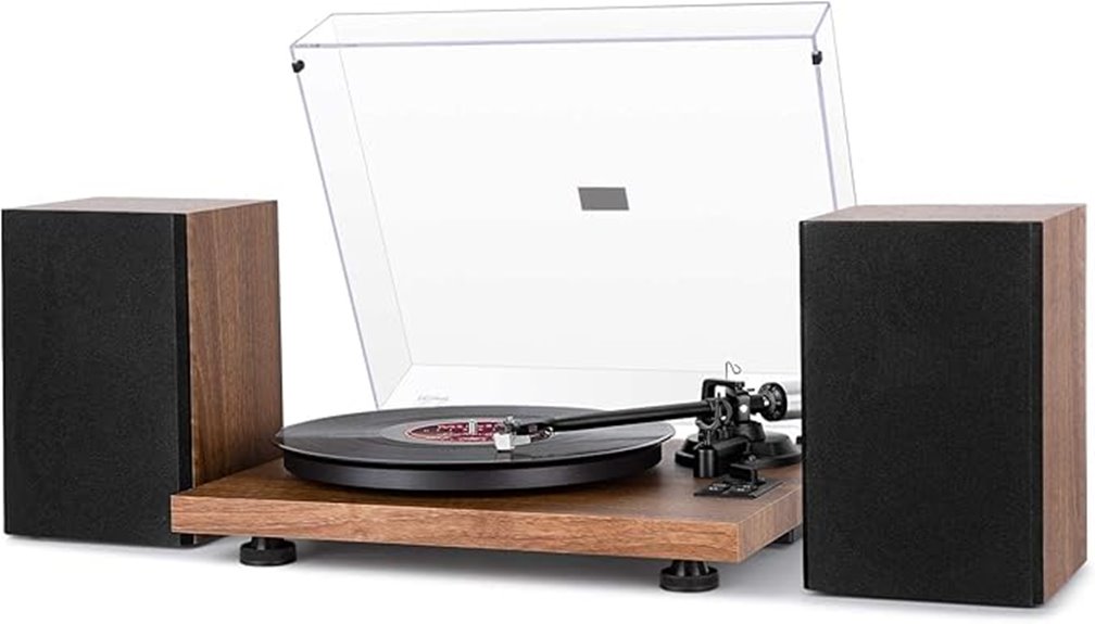 single bluetooth turntable setup