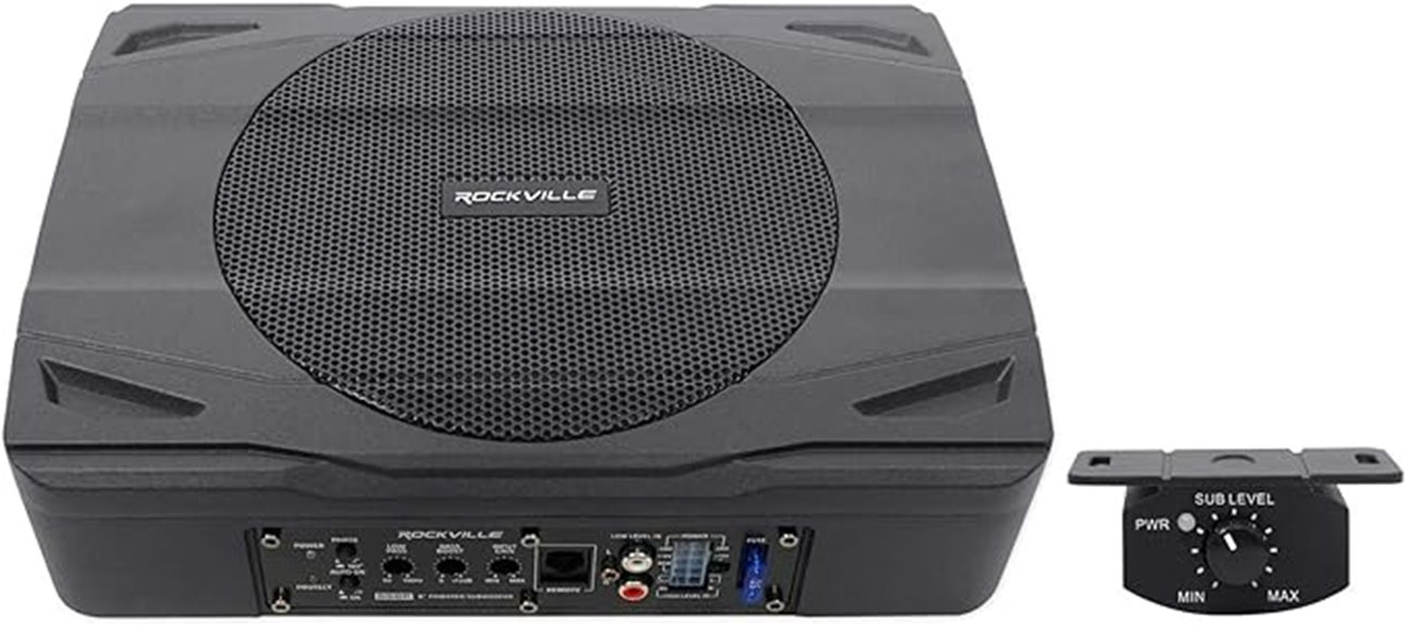 slim 400w underseat subwoofer