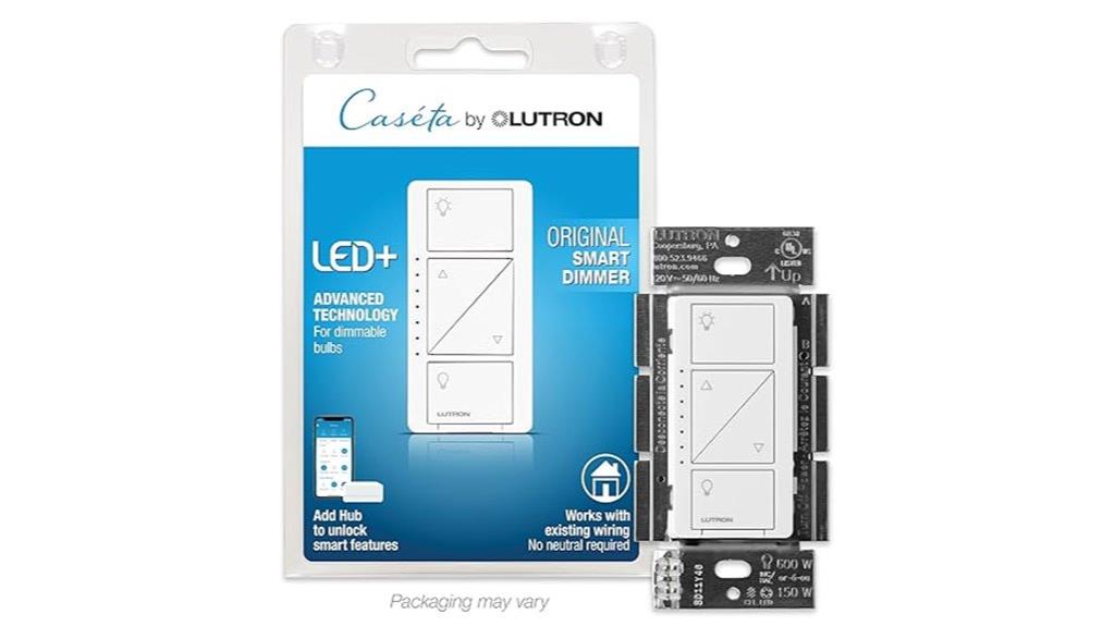 smart dimmer switch white