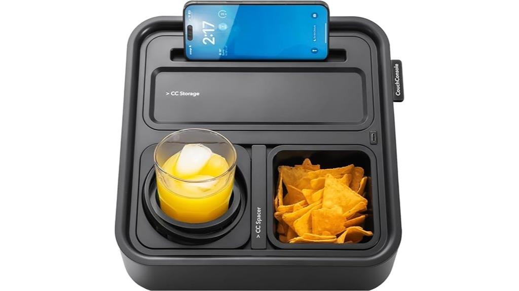 sofa storage phone holder