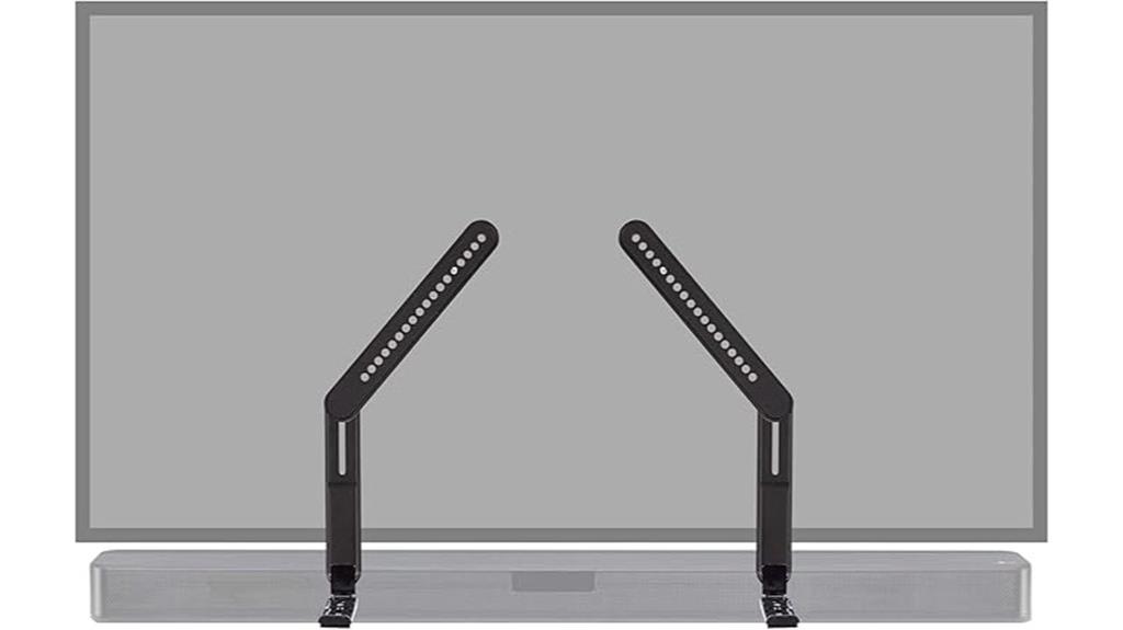 sound bar under tv mount