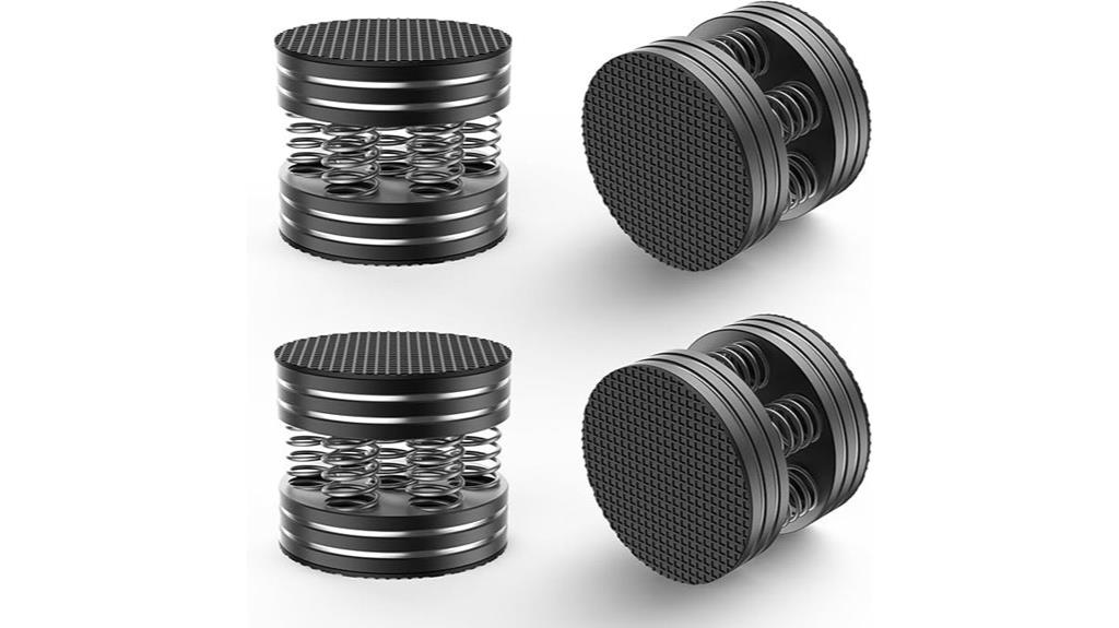 spring loaded speaker feet