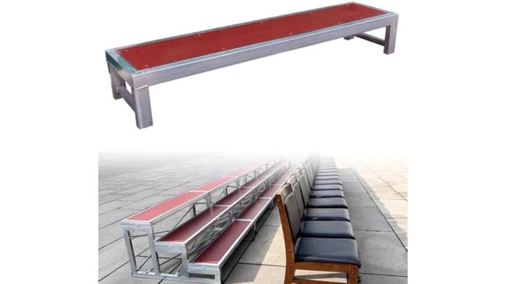 staircase with choir risers