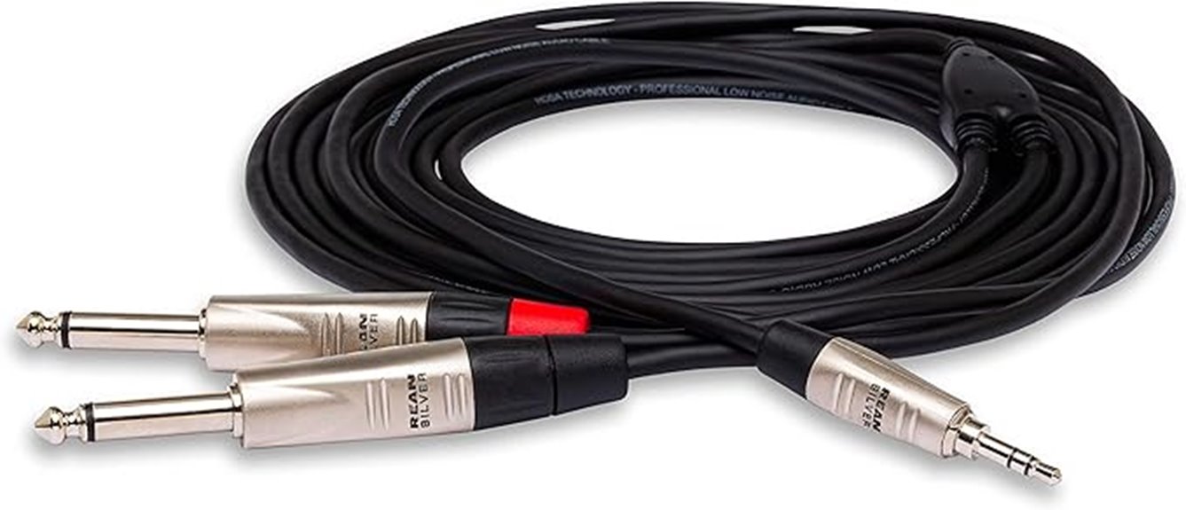 stereo breakout cable details