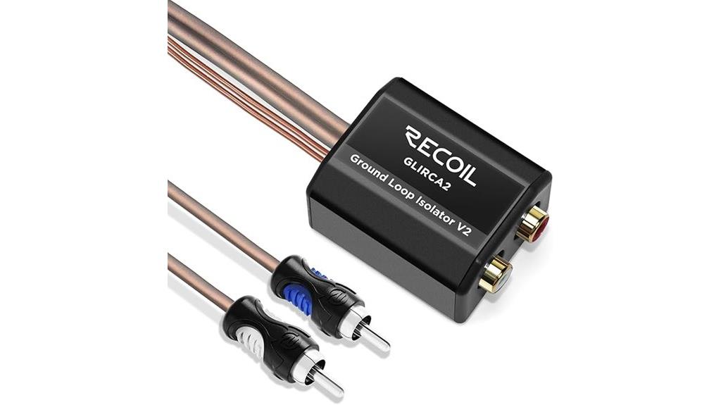 stereo ground loop isolator