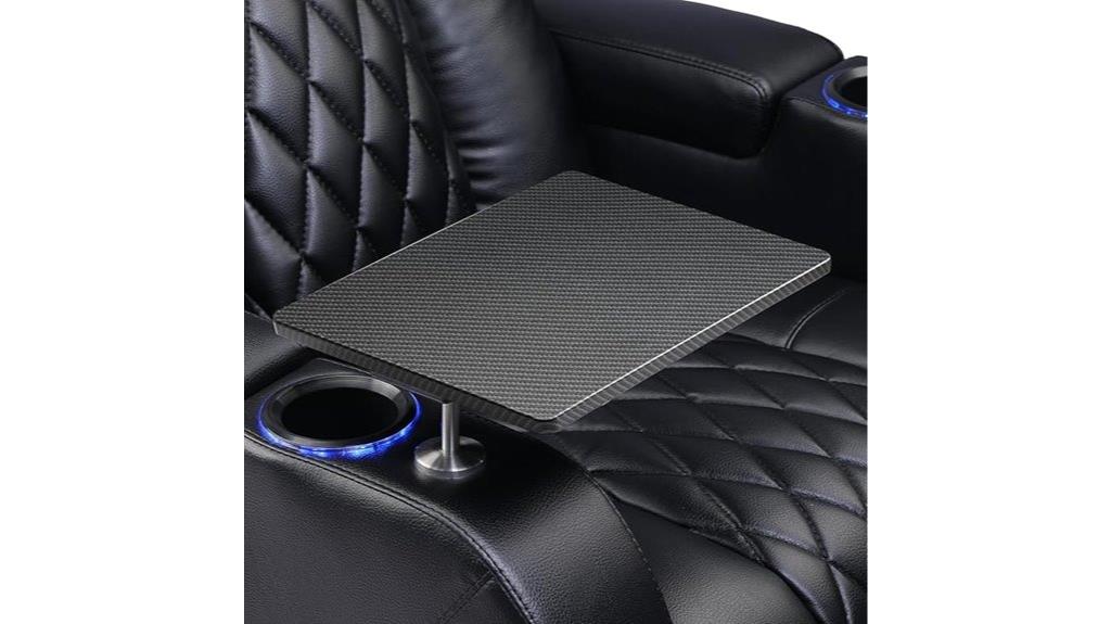 swivel couch tray table