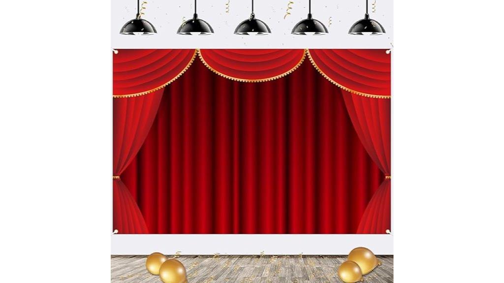 theater stage backdrop banner