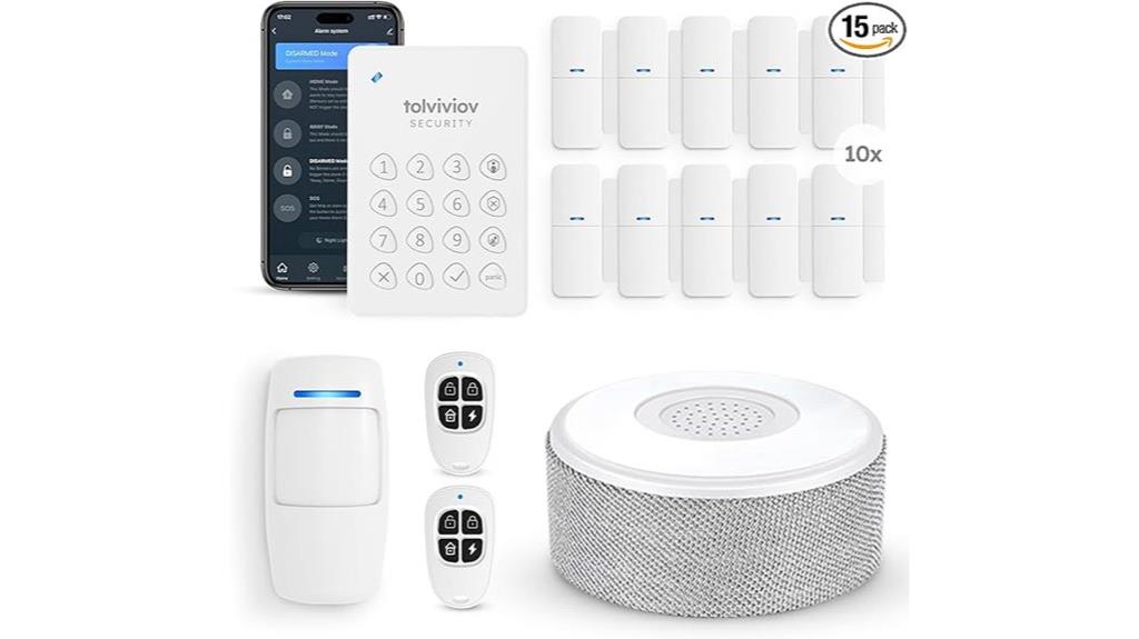 tolviviov 15 piece home security