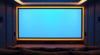 top large fixed frame theater screens