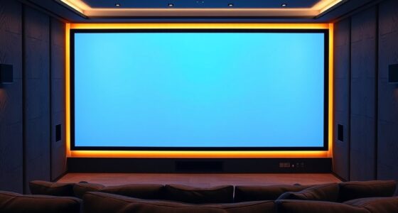 top large fixed frame theater screens