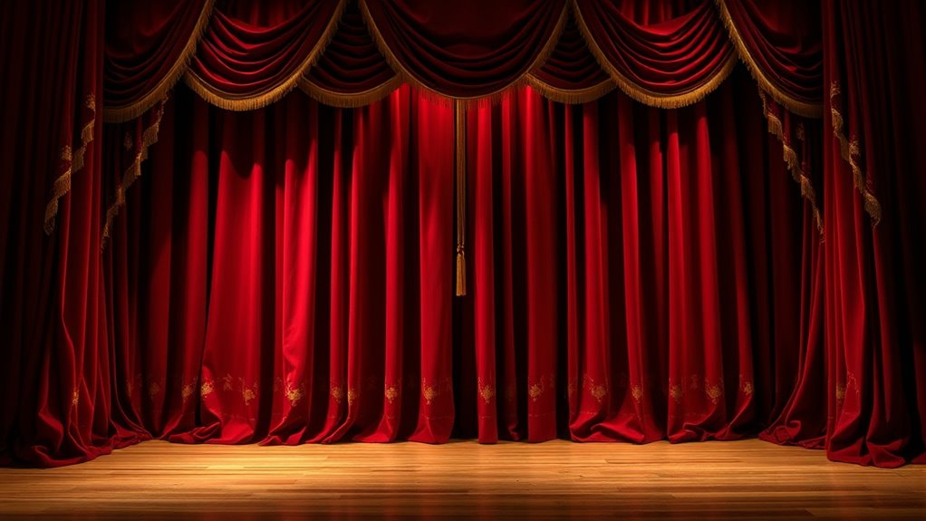 top luxury stage curtain selections