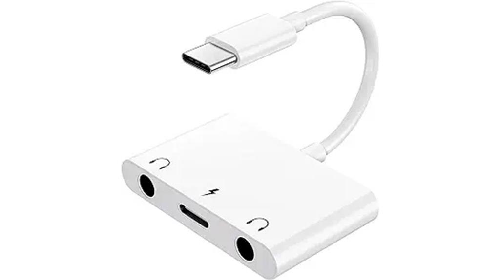 triple function ipad audio adapter