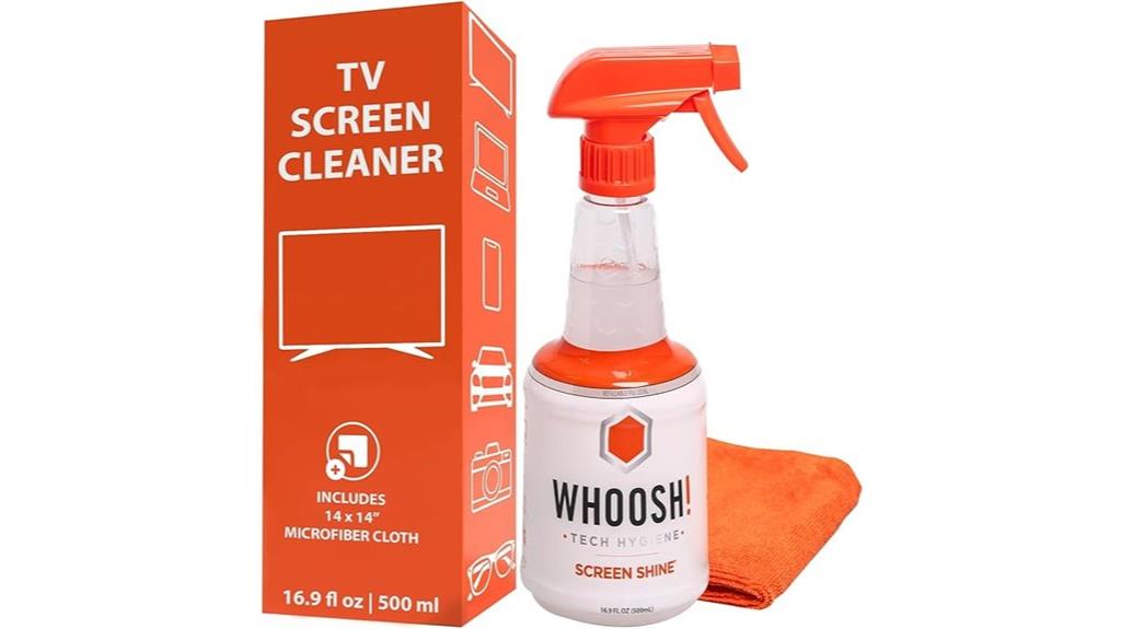 tv screen cleaning spray