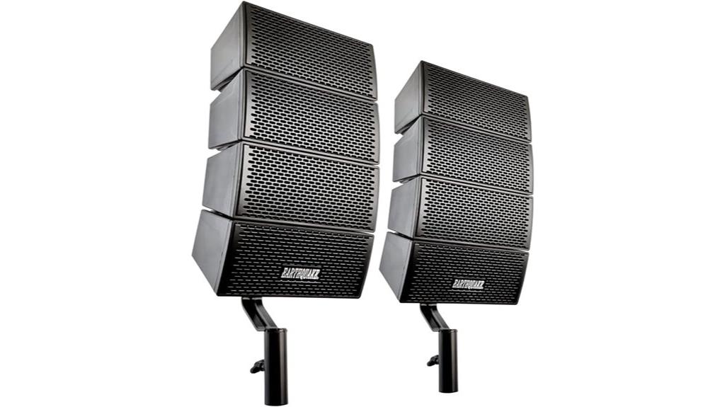two earthquake dj array speakers