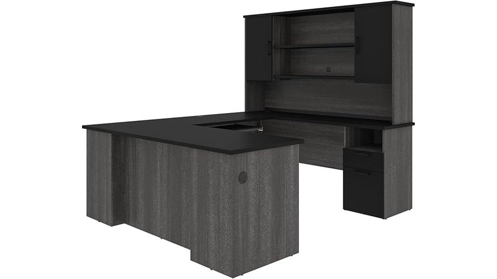 u shaped executive desk