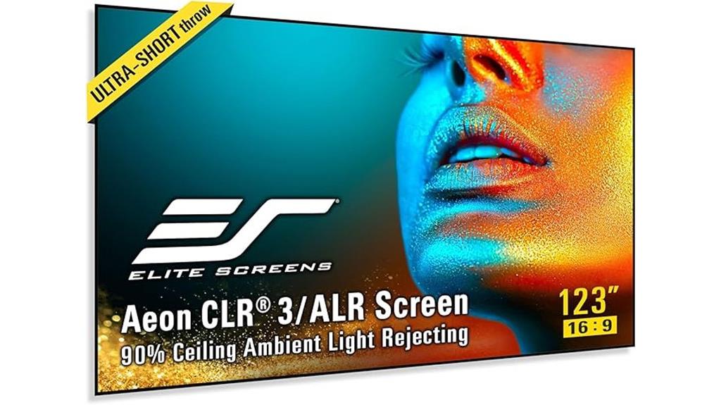 ultrshort throw alr screen