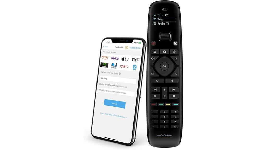 universal remote control device