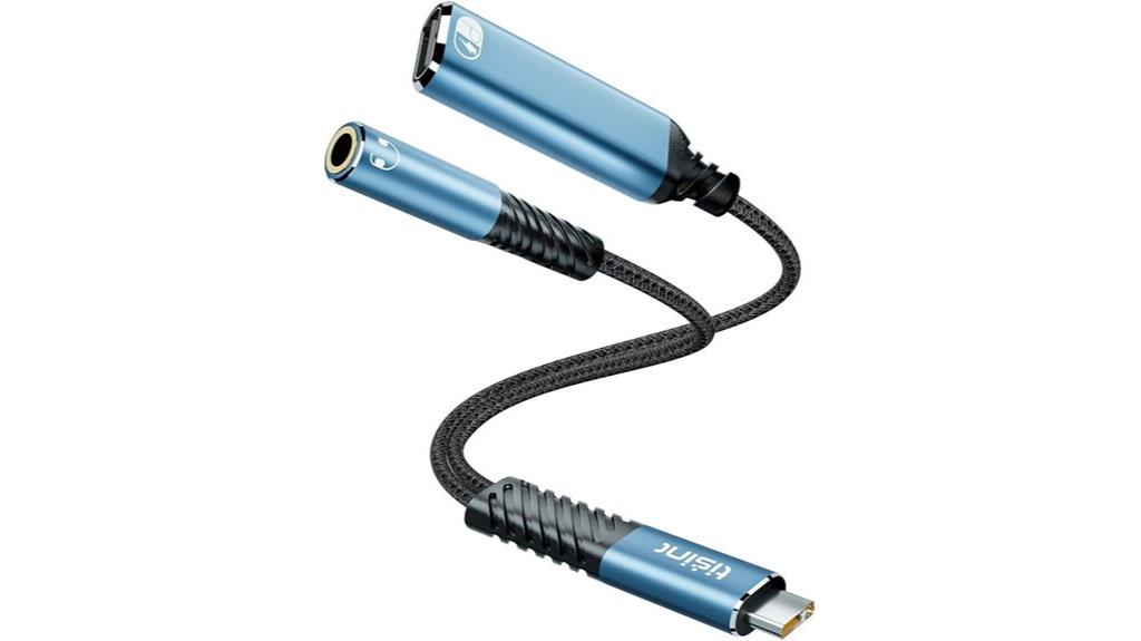 usb c headphone charger adapter