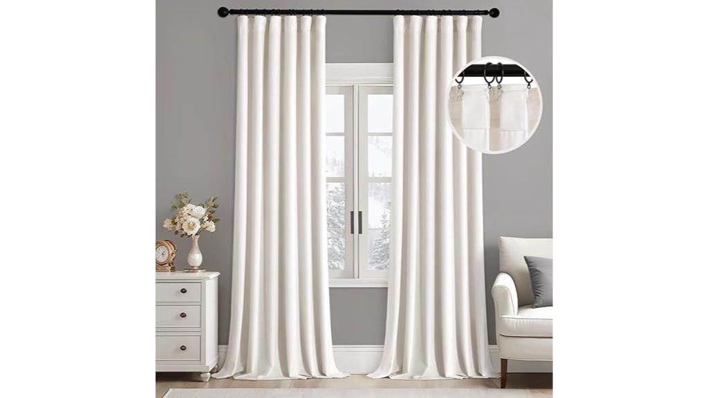 velvet curtains 96 inch length