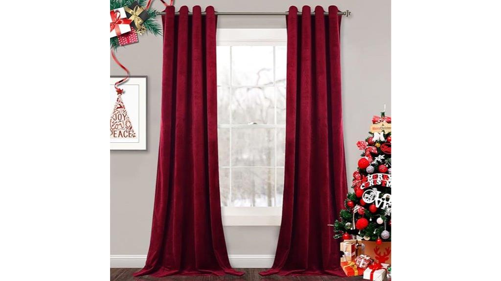 velvet red theater curtains