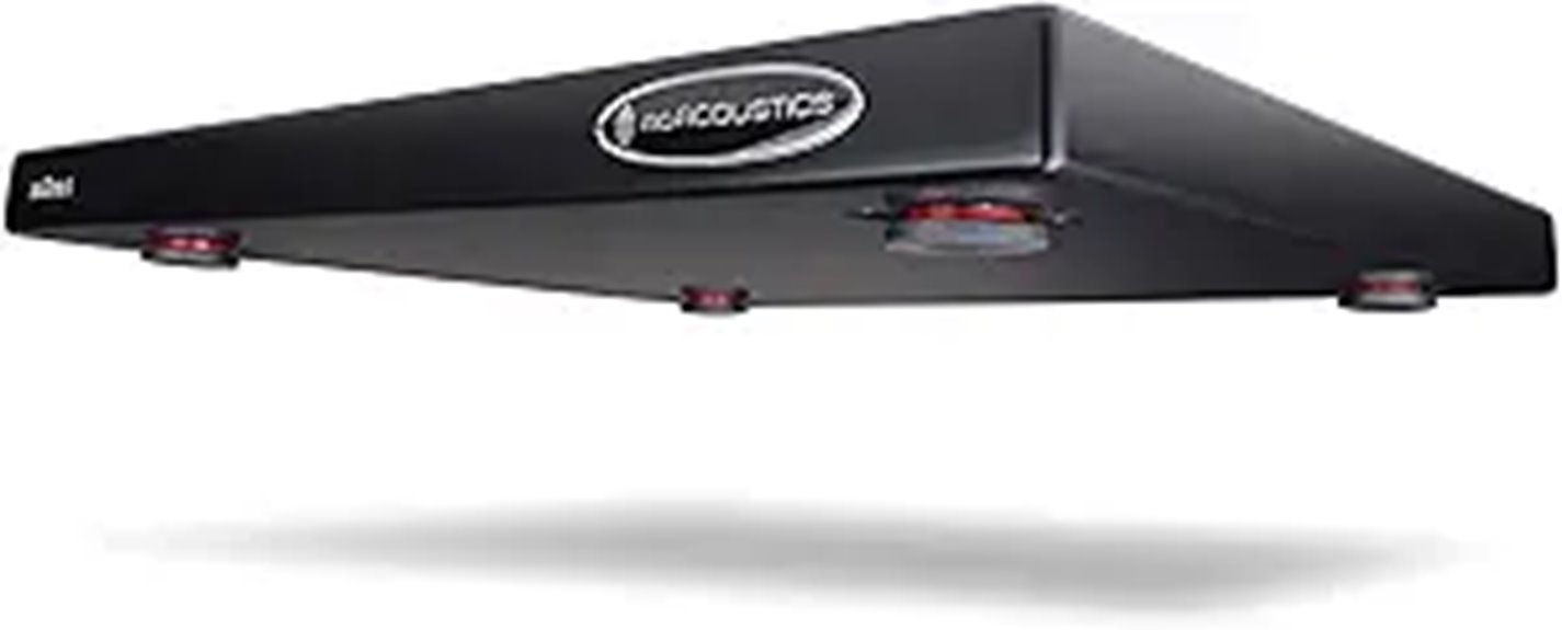 vibration dampening audio platform