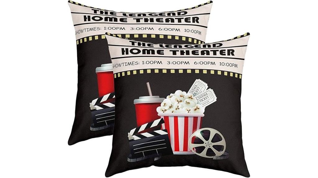 vintage cinema pillow covers