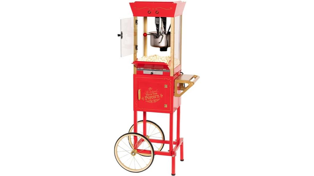 vintage style popcorn machine